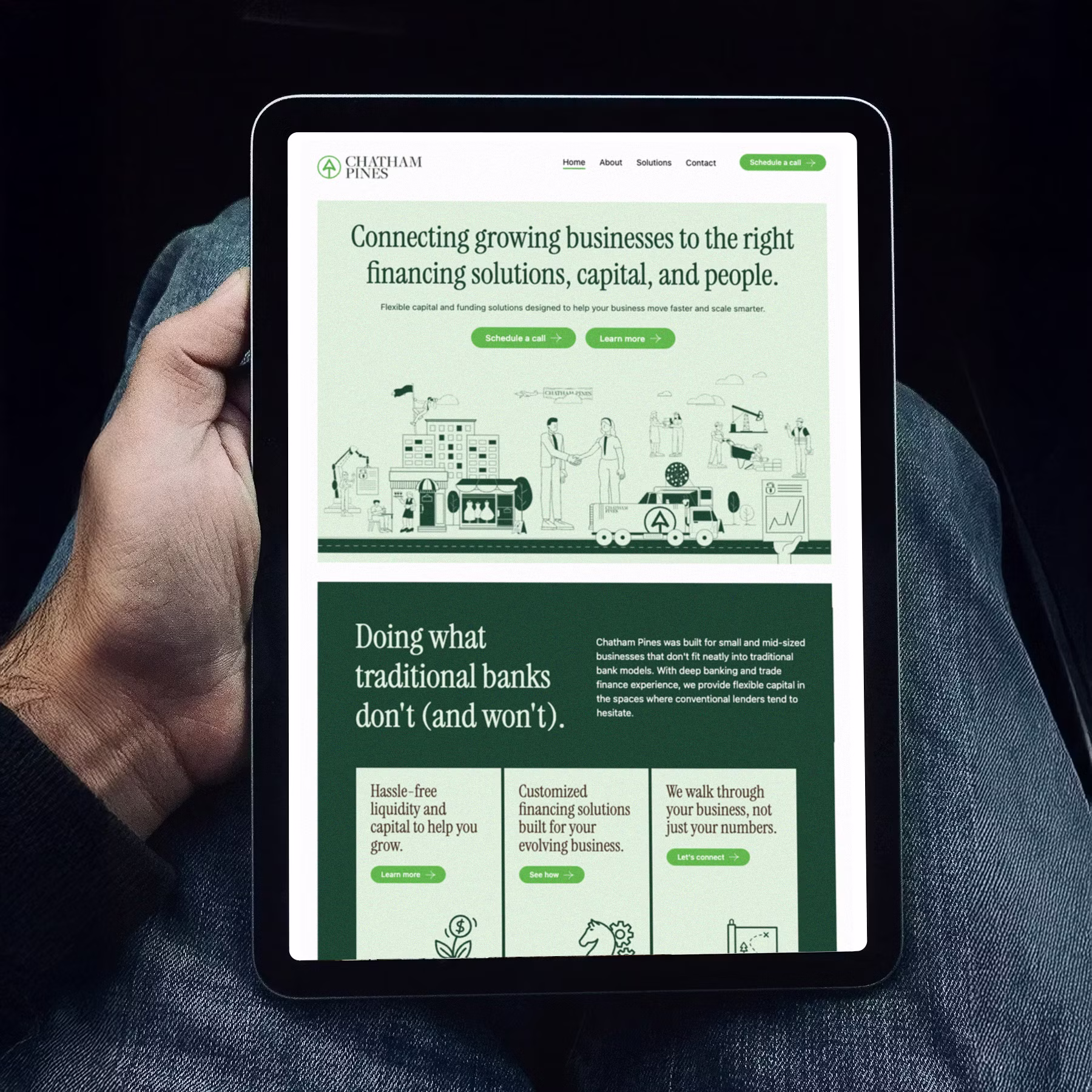 Chatham Pines Tablet View