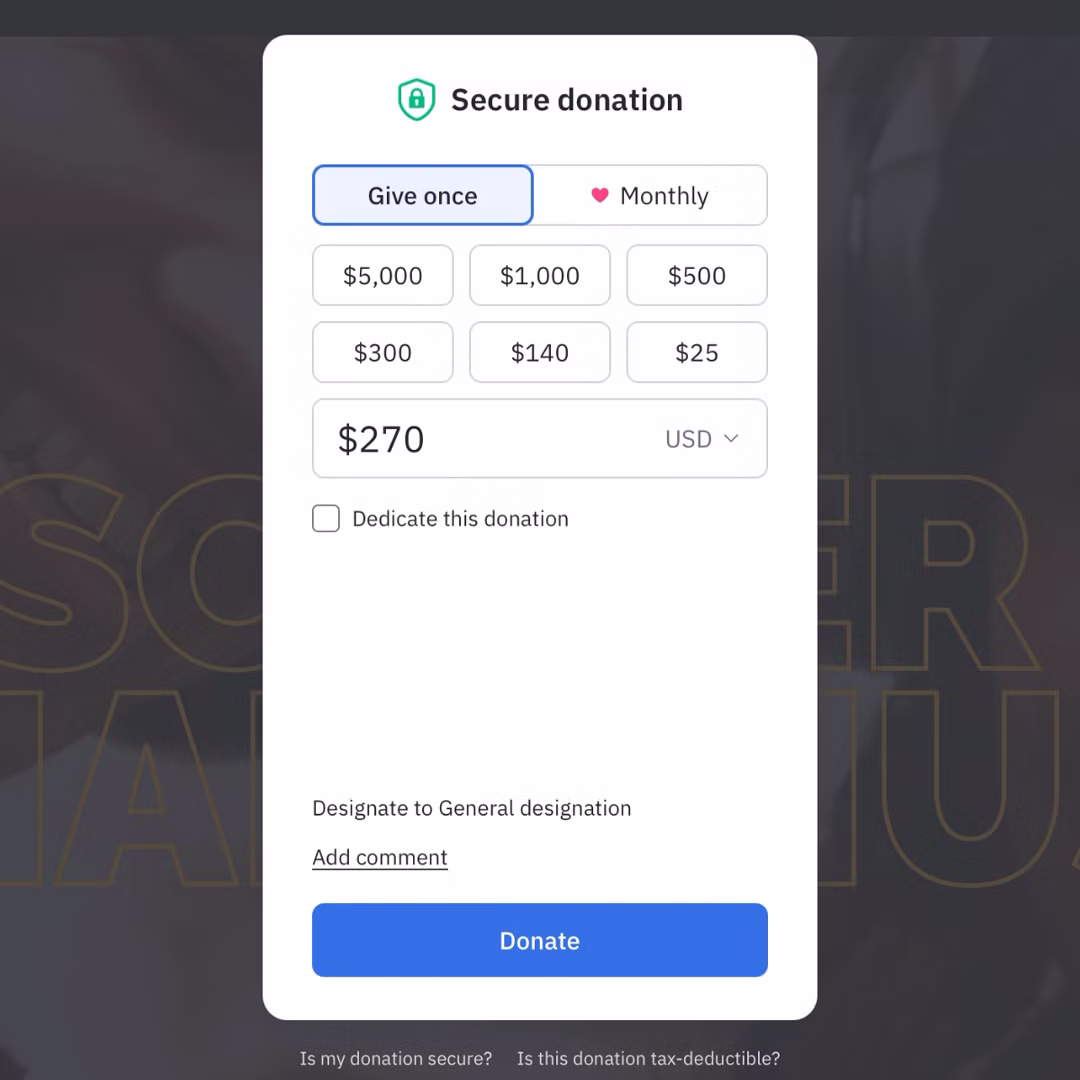 Donation